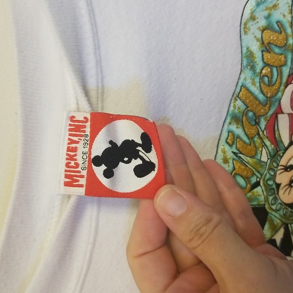 90s/Walt Disney/Micky Inc./Minnie Mouse/Sweatshirt/ X-Large/Women/Men - Picture 4 of 8
